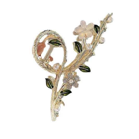 Exquisite Opal Flowers Barrettes Women